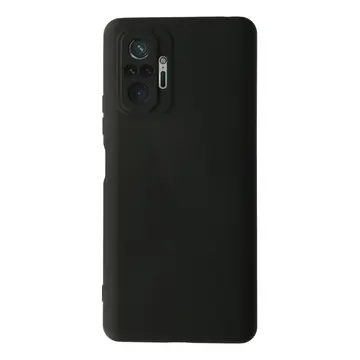 Xiaomi Redmi Note 10 Pro Kılıf Nano İçi Kadife Silikon - Siyah