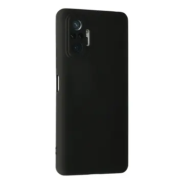 Xiaomi Redmi Note 10 Pro Kılıf Nano İçi Kadife Silikon - Siyah