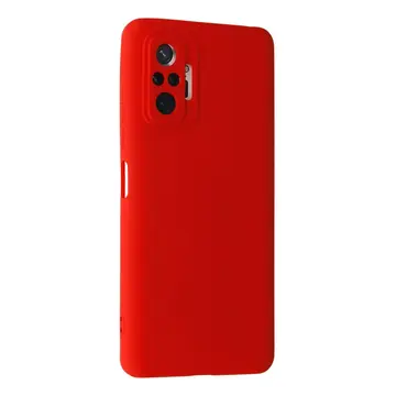 Xiaomi Redmi Note 10 Pro Kılıf Nano İçi Kadife Silikon - Kırmızı