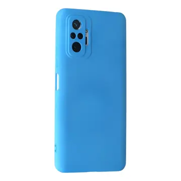 Xiaomi Redmi Note 10 Pro Kılıf Nano İçi Kadife Silikon - Mavi