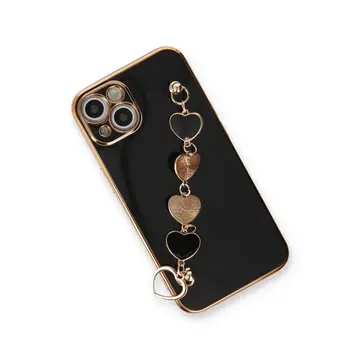 İphone 14 Plus Kılıf Esila Silikon - Siyah