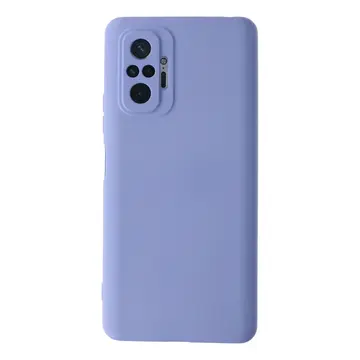Xiaomi Redmi Note 10 Pro Kılıf Nano İçi Kadife Silikon - Lila