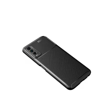 Vivo Y11s Kılıf Auto Focus Karbon Kapak - Siyah