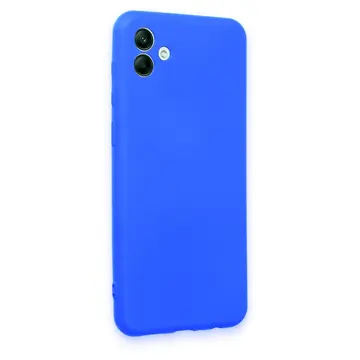 Samsung Galaxy A04 Kılıf First Silikon - Mavi