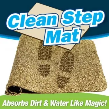 Clean Step Mat Yıkanabilir Mikrofiber Kir Toz Emici Iç-dış Ortam Paspas