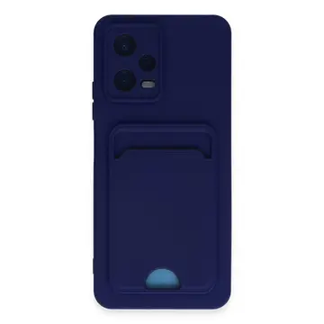 Xiaomi Poco X5 5g Kılıf Kelvin Kartvizitli Silikon - Lacivert