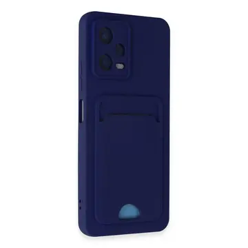 Xiaomi Poco X5 5g Kılıf Kelvin Kartvizitli Silikon - Lacivert