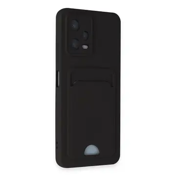 Xiaomi Poco X5 5g Kılıf Kelvin Kartvizitli Silikon - Siyah