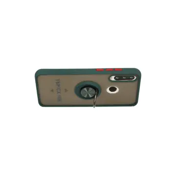 Huawei Y6p Kılıf Montreal Yüzüklü Silikon Kapak - Yeşil