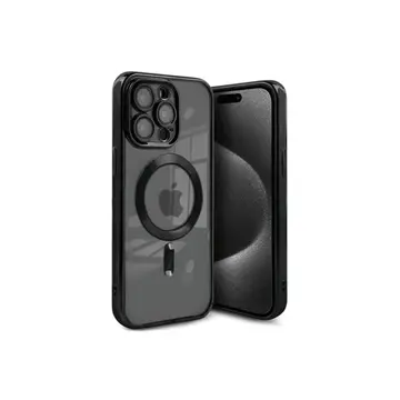 İphone 15 Pro Kılıf Kross Magneticsafe Kapak - Siyah