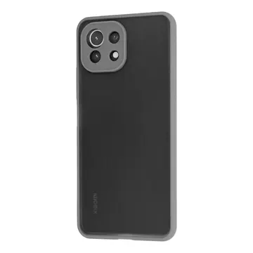 Xiaomi Mi 11 Lite Kılıf Montreal Silikon Kapak - Gri