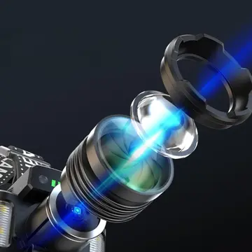 Sensörlü Cree Tg Led  Şarjlı Kafa Lambası