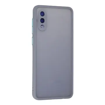 Samsung Galaxy A02 Kılıf Montreal Silikon Kapak - Gri