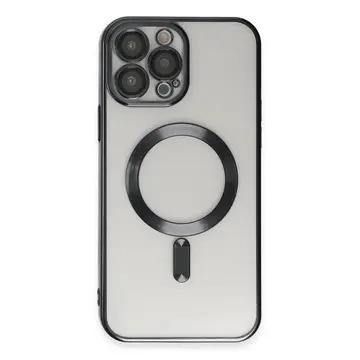 İphone 15 Pro Max Kılıf Kross Magneticsafe Kapak - Siyah