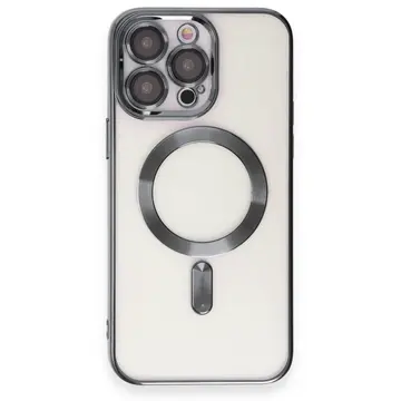 İphone 15 Pro Max Kılıf Kross Magneticsafe Kapak - Titan Gri