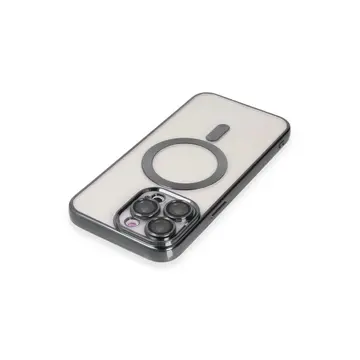 İphone 15 Pro Max Kılıf Kross Magneticsafe Kapak - Titan Gri