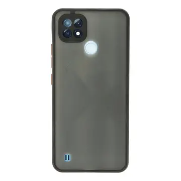 Realme C21 Kılıf Montreal Silikon Kapak - Siyah