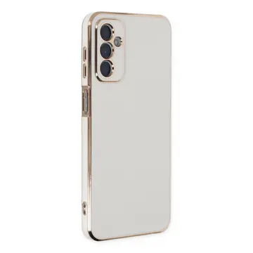 Samsung Galaxy M23 Kılıf Volet Silikon - Beyaz
