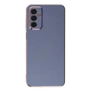 Samsung Galaxy M23 Kılıf Volet Silikon - Mavi