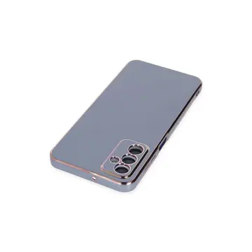 Samsung Galaxy M23 Kılıf Volet Silikon - Mavi