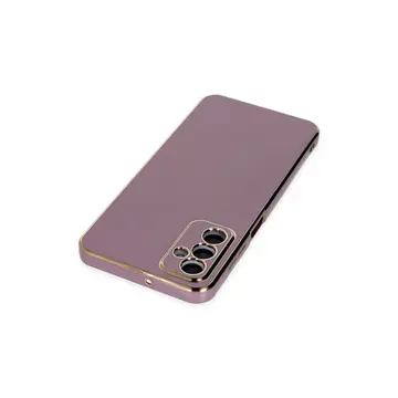 Samsung Galaxy M23 Kılıf Volet Silikon - Mor