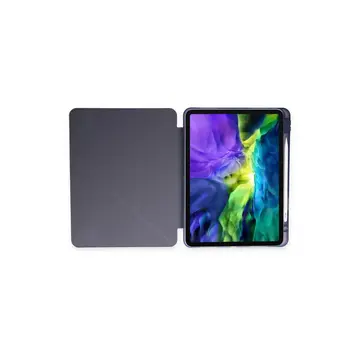 İpad Pro 11 (2021) Kılıf Kalemlikli Hugo Tablet Kılıfı - Lila