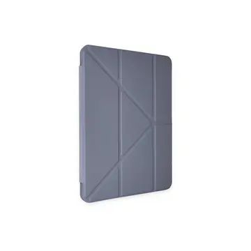İpad Pro 11 (2021) Kılıf Kalemlikli Hugo Tablet Kılıfı - Lila