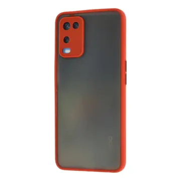 Oppo A54 4g Kılıf Montreal Silikon Kapak - Kırmızı