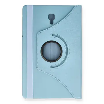 Samsung Galaxy T590 Tab A 10.5 Kılıf 360 Tablet Deri Kılıf - Turkuaz