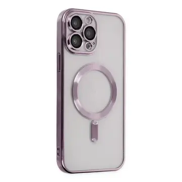 İphone 13 Pro Max Kılıf Kross Magneticsafe Kapak - Mor