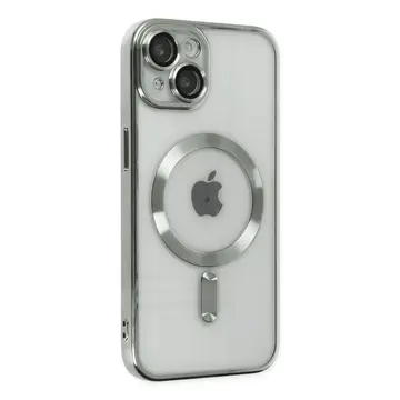 İphone 14 Kılıf Kross Magneticsafe Kapak - Gümüş