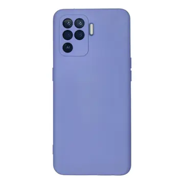 Oppo Reno 5 Lite Kılıf Nano İçi Kadife Silikon - Lila