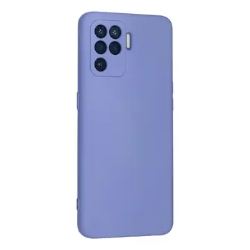 Oppo Reno 5 Lite Kılıf Nano İçi Kadife Silikon - Lila