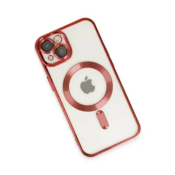 İphone 14 Kılıf Kross Magneticsafe Kapak - Kırmızı