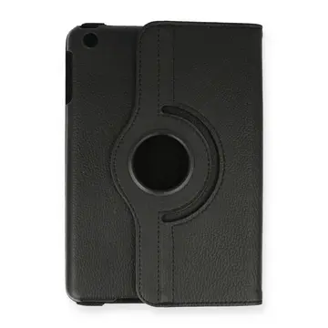 İpad Mini 1 Kılıf 360 Tablet Deri Kılıf - Siyah