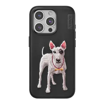 Venco  İphone 15 Pro Perma Desenli Kapak - Siyah