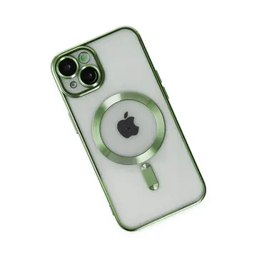 İphone 14 Plus Kılıf Kross Magneticsafe Kapak - Koyu Yeşil