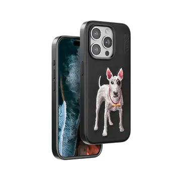 Venco  İphone 15 Pro Max Perma Desenli Kapak - Siyah