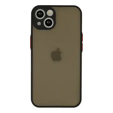 İphone 15 Plus Kılıf Montreal Silikon Kapak - Siyah