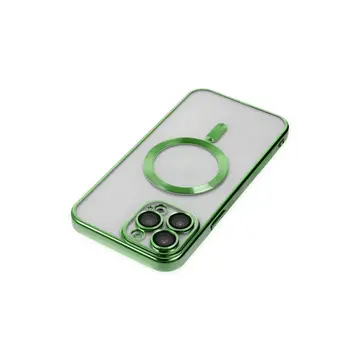 İphone 14 Pro Kılıf Kross Magneticsafe Kapak - Koyu Yeşil