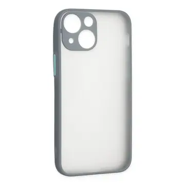 İphone 15 Plus Kılıf Montreal Silikon Kapak - Gri