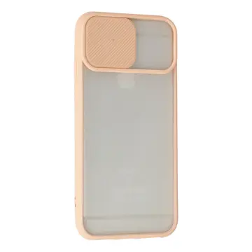 İphone 6 Kılıf Palm Buzlu Kamera Sürgülü Silikon - Pembe