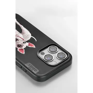 Venco  İphone 15 Pro Max Perma Desenli Kapak - Lacivert