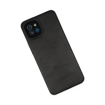 Samsung Galaxy A03 Kılıf Loop Deri Silikon - Siyah
