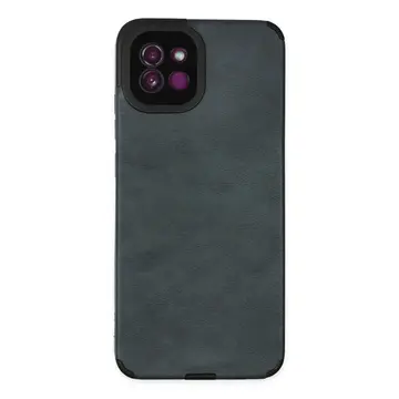 Samsung Galaxy A03 Kılıf Loop Deri Silikon - Lacivert