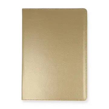 Samsung Galaxy T290 Tab A 8 Kılıf 360 Tablet Deri Kılıf - Gold