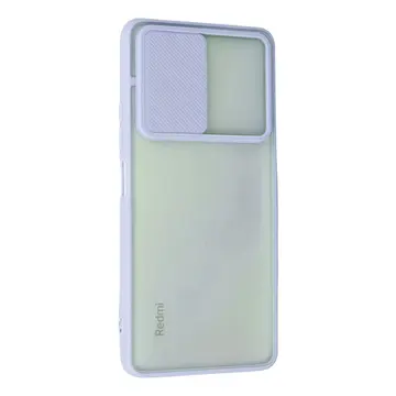 Xiaomi Redmi Note 10 Pro Kılıf Palm Buzlu Kamera Sürgülü Silikon - Lila