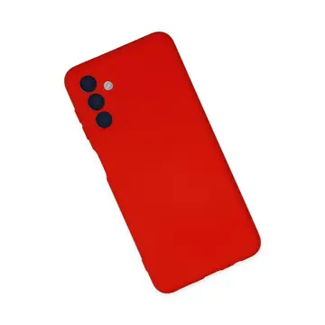 Samsung Galaxy A04s Kılıf Nano İçi Kadife Silikon - Kırmızı