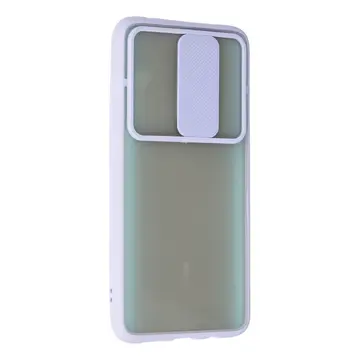 Xiaomi Redmi Note 8 Pro Kılıf Palm Buzlu Kamera Sürgülü Silikon - Lila
