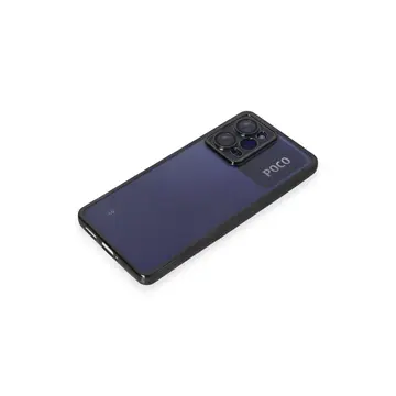 Xiaomi Poco X5 Pro 5g Kılıf Razer Lensli Silikon - Siyah
